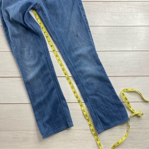 Mother Denim The Runaway Jeans  Tea For Two Sz 26 Mid Low Rise Kick Flare - Picture 8 of 14